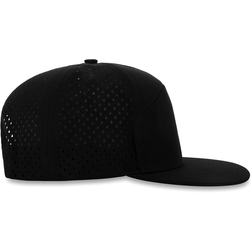 Salt Mafia 7-Panel Flat Brim Water-Resistant Performance Snap Back Hat - Image 5
